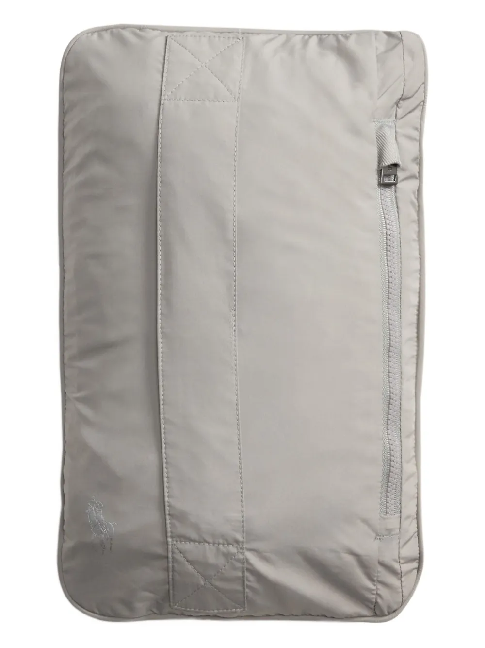 Polo Ralph Lauren Zip-up Lined Windbreaker In Gray