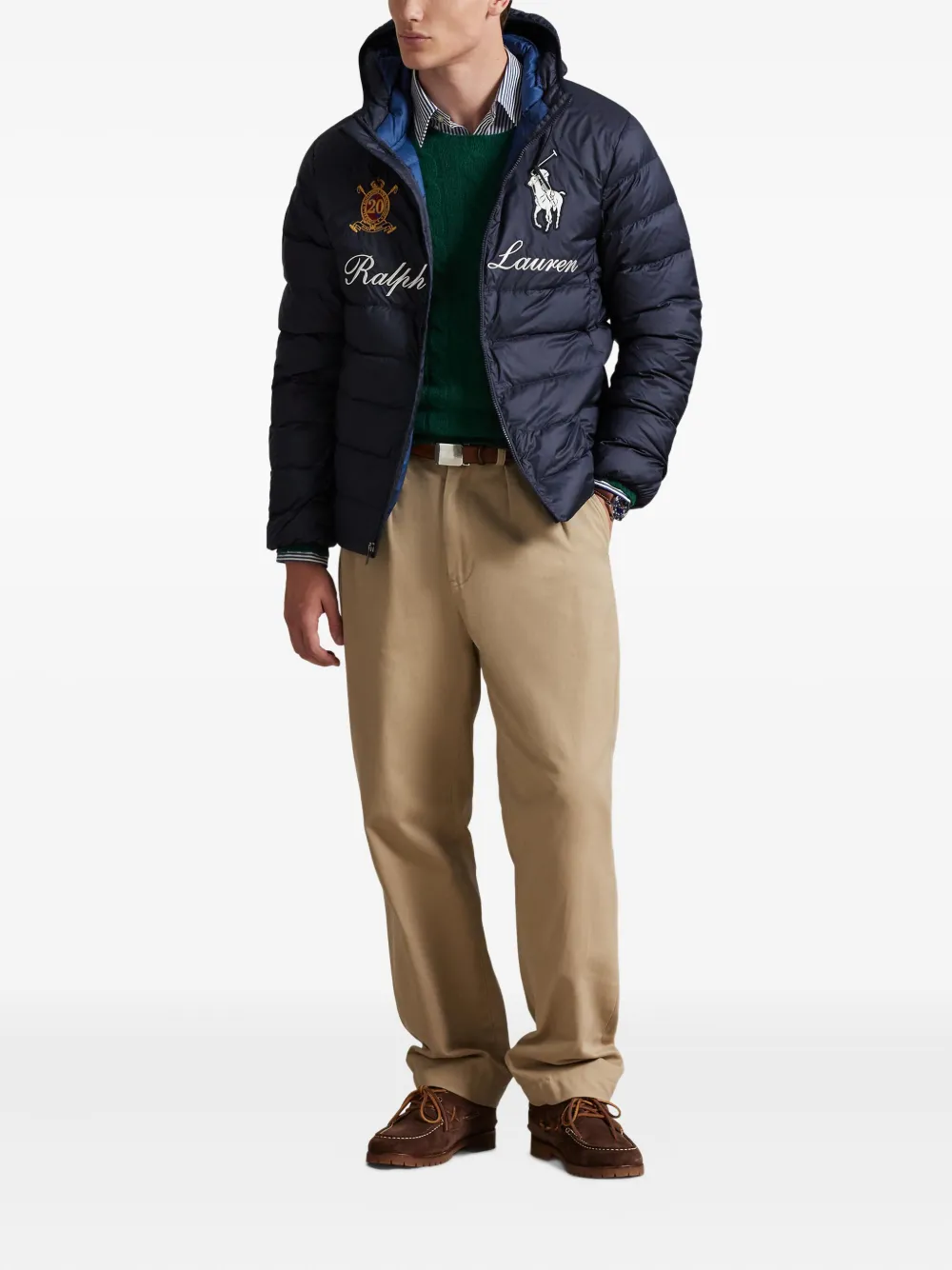 Polo Ralph Lauren Big Pony 20th Anniversary Hoodie Jacket | Blue