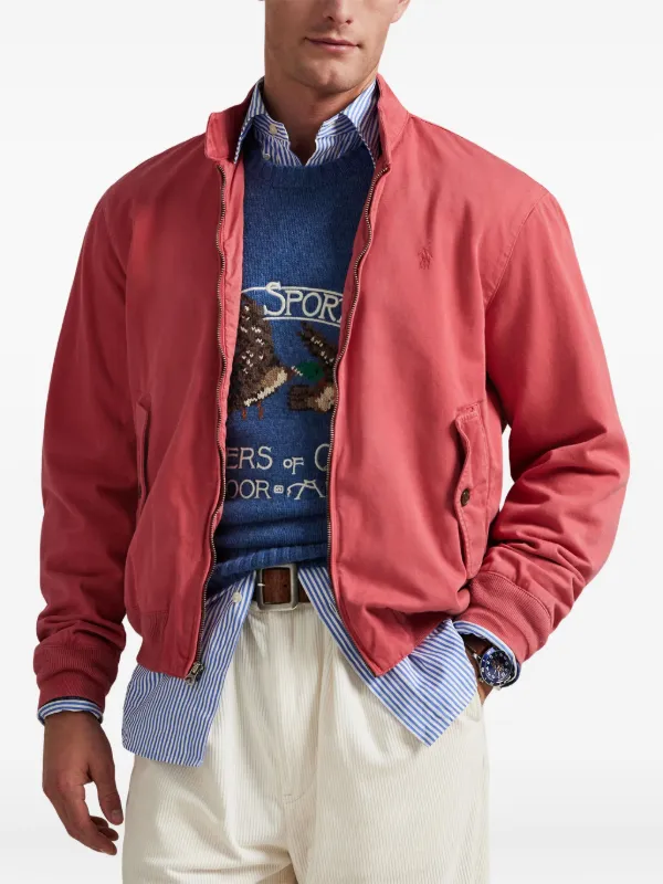 Polo Ralph Lauren Buttoned Cotton Jacket | Red | FARFETCH