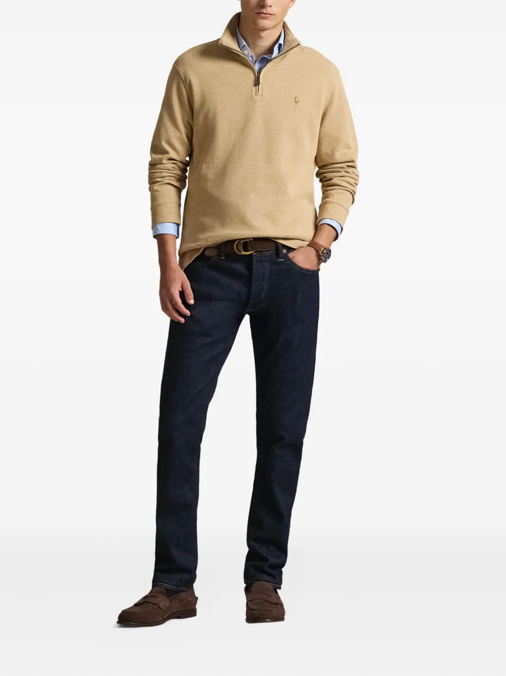 Polo Ralph Lauren sudadera con un cuarto de cierre | Sudaderas | Image 2