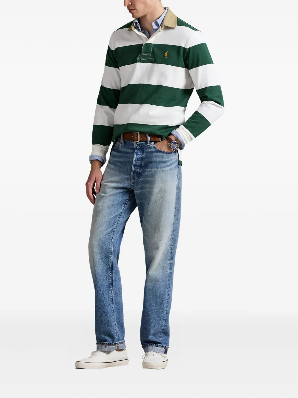 Polo Ralph Lauren Gestreept poloshirt Groen