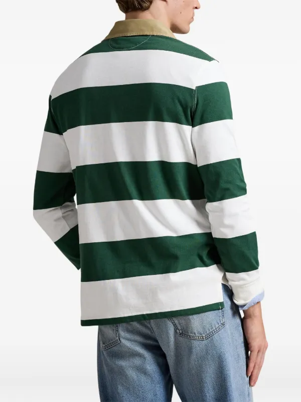 Polo Ralph Lauren ストライプ ポロシャツ | グリーン | FARFETCH JP