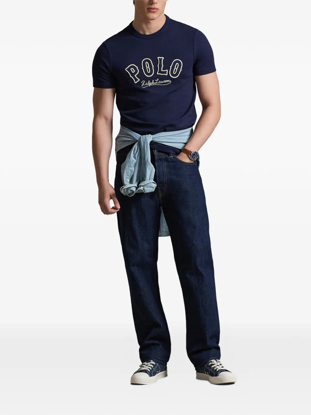 Polo Ralph Lauren T-shirt met ronde hals Blauw