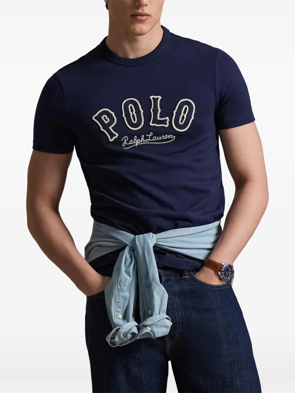 Polo Ralph Lauren T-shirt met ronde hals Blauw