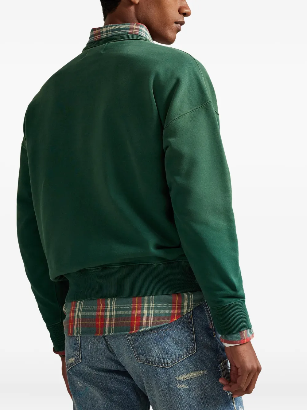 Polo Ralph Lauren Sweater met ronde hals en patch Groen