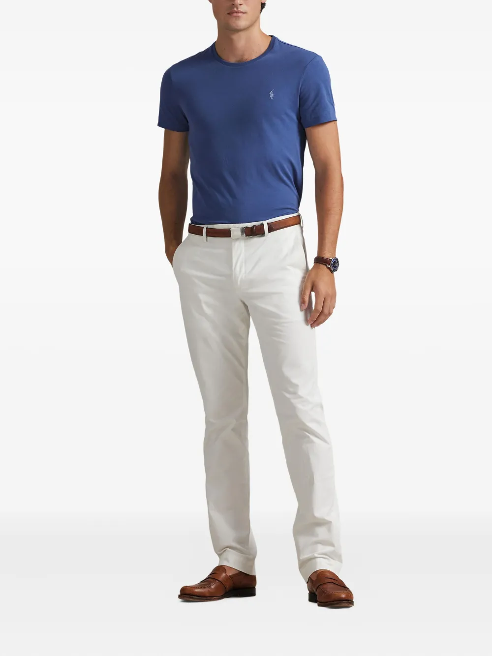 Polo Ralph Lauren T-shirt met logo en korte mouwen Blauw