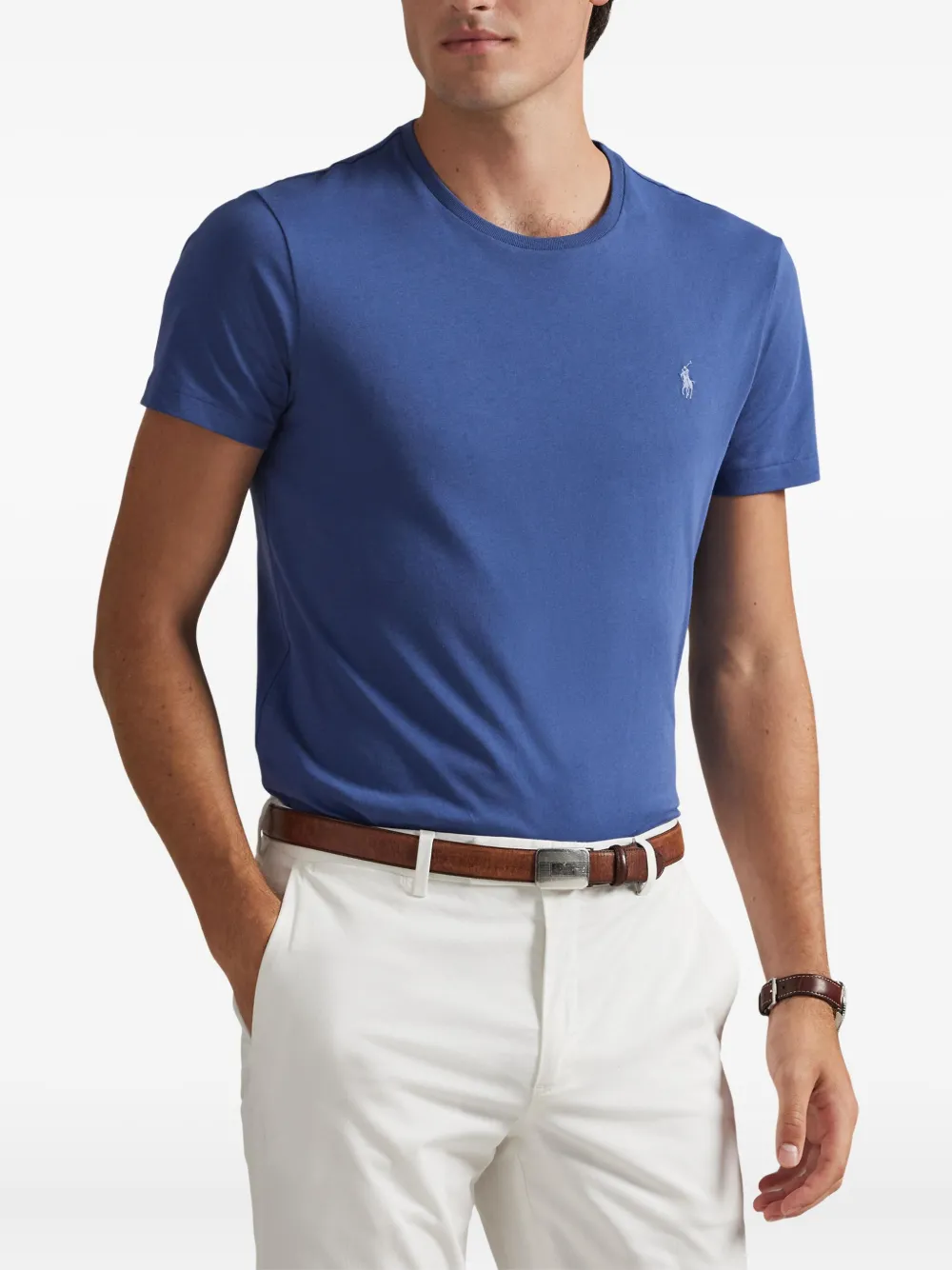 Polo Ralph Lauren T-shirt met logo en korte mouwen Blauw