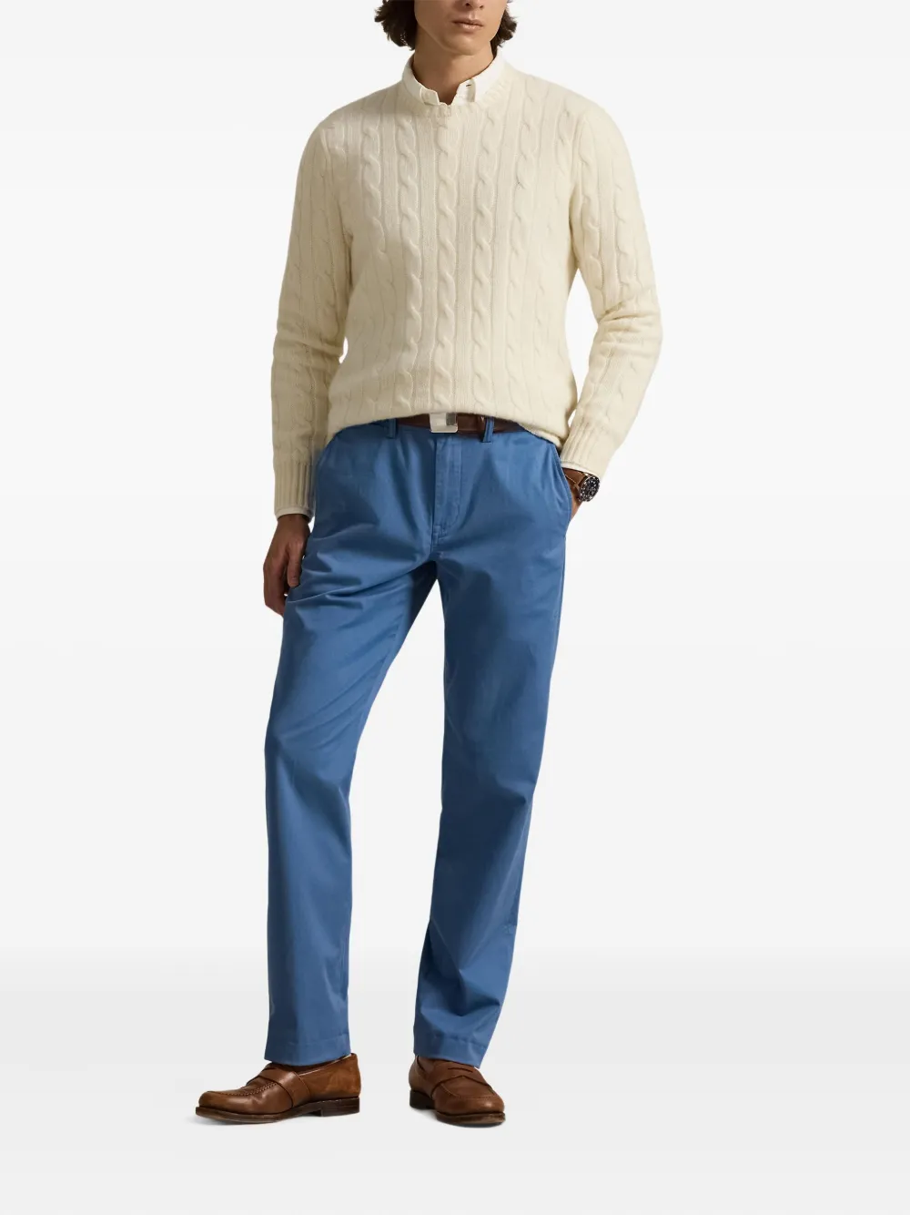 Polo Ralph Lauren Stretch twill broek Blauw