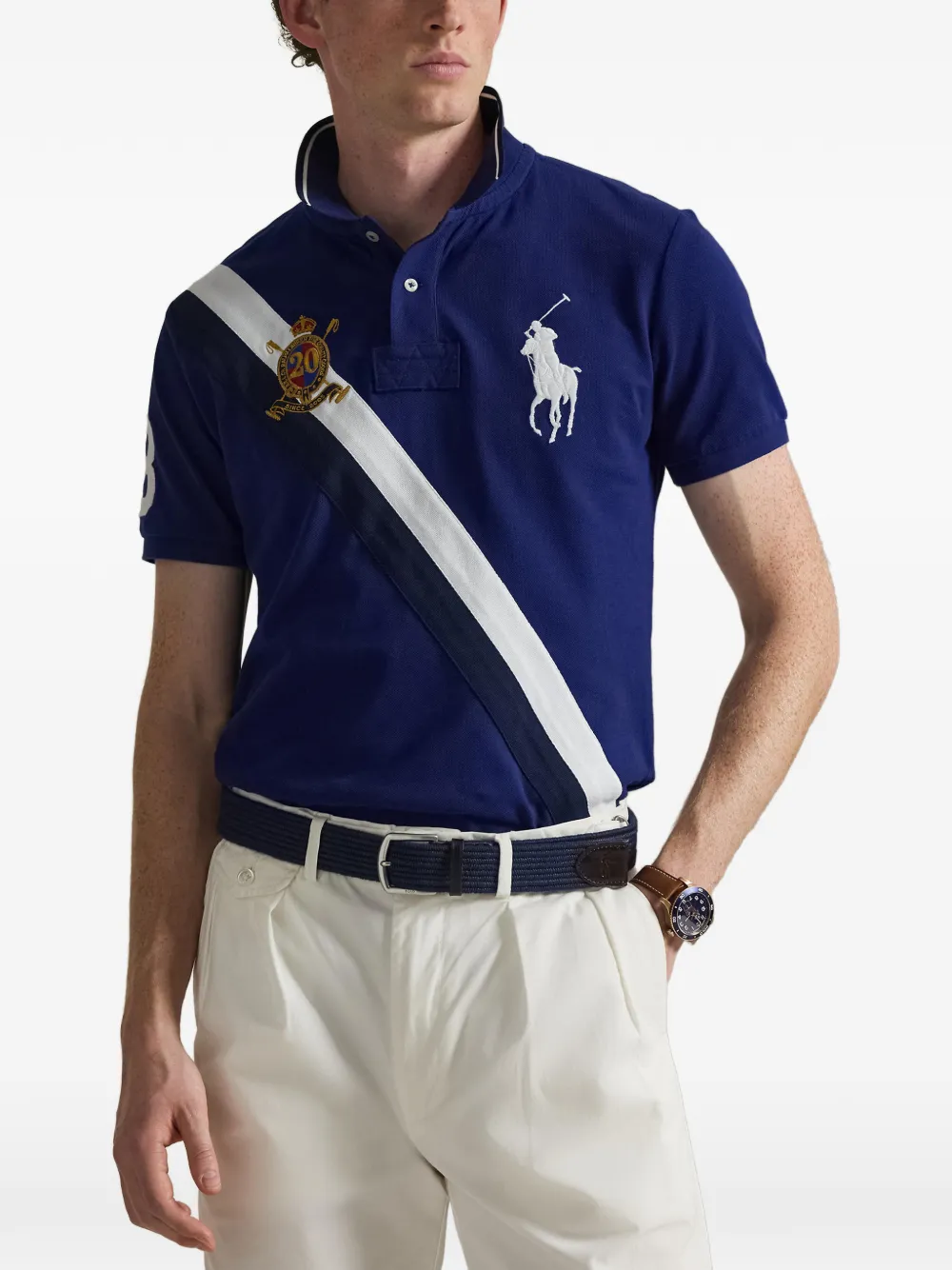 Polo Ralph Lauren Poloshirt met geborduurd logo Blauw