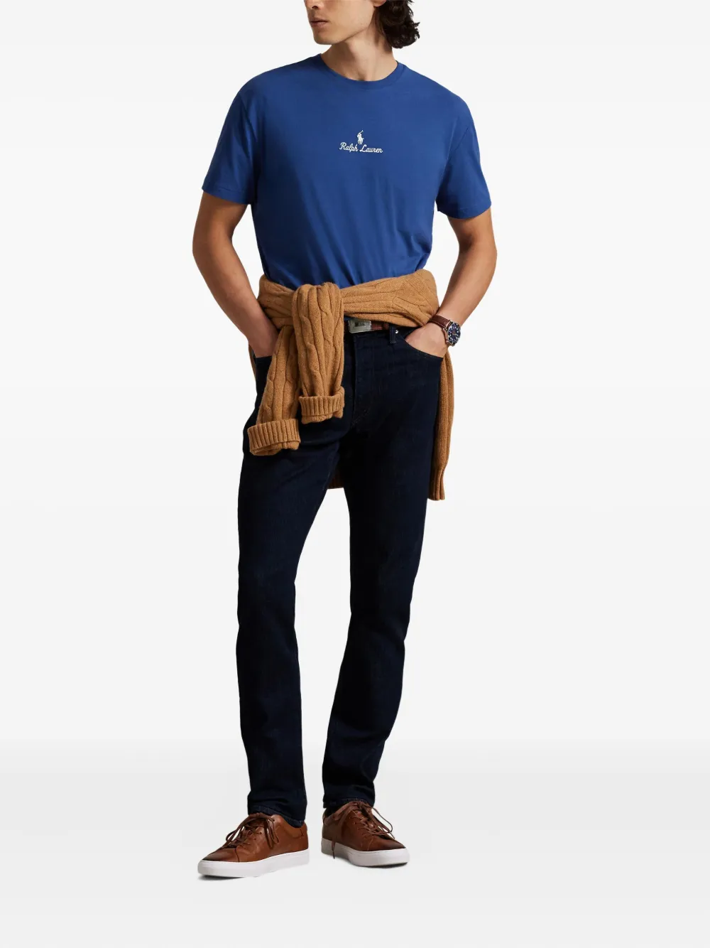 Polo Ralph Lauren T-shirt met logo Blauw