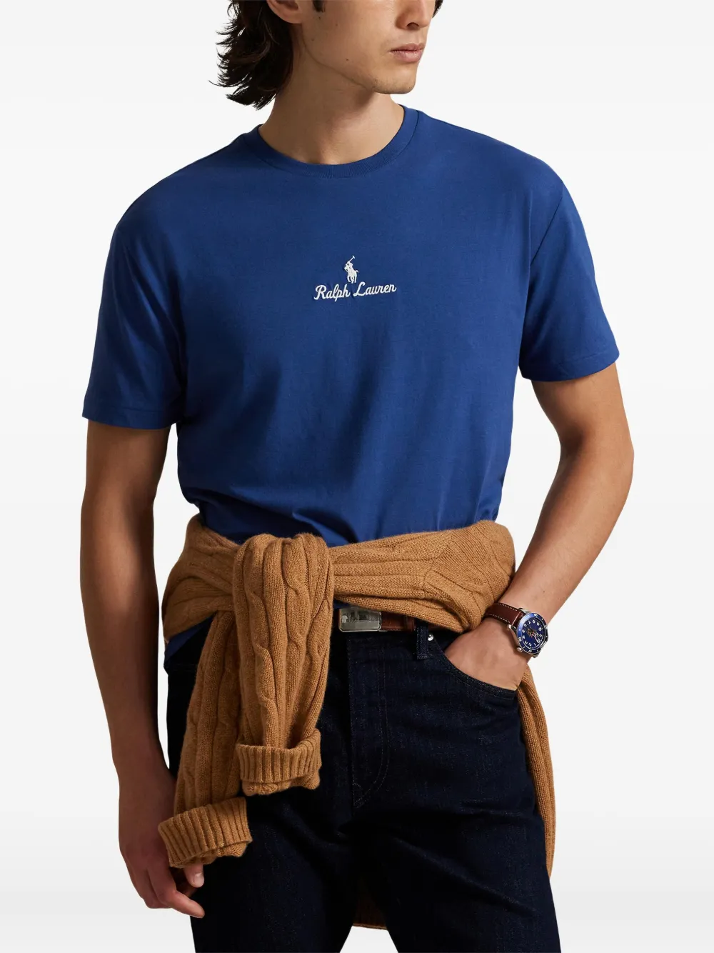 Polo Ralph Lauren T-shirt met logo Blauw