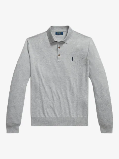 Polo Ralph Lauren suéter con cuello de playera tipo polo