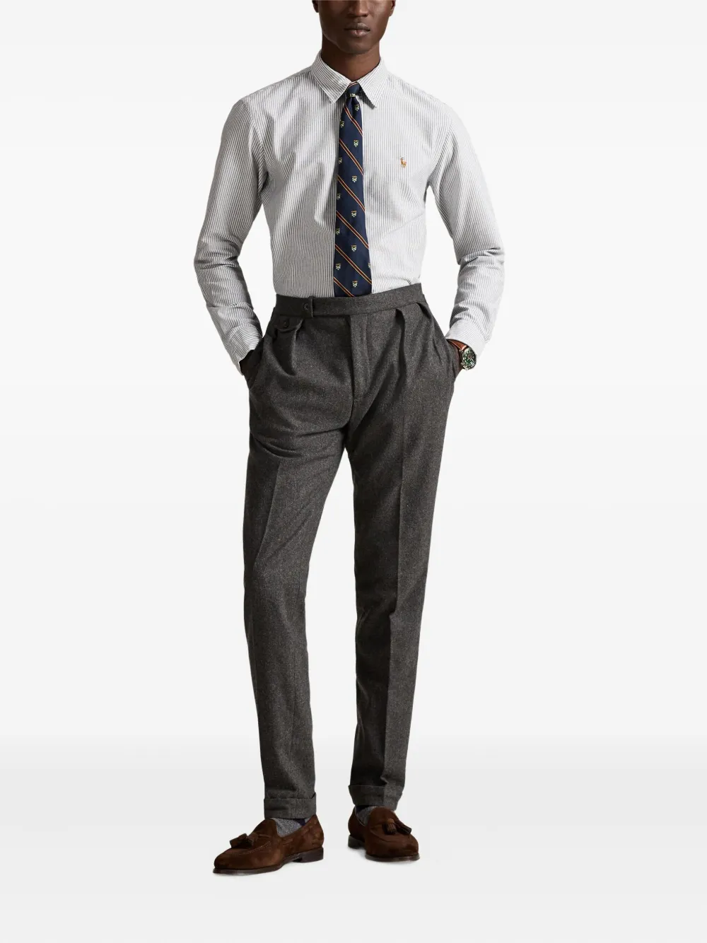 Polo Ralph Lauren Gestreept overhemd Wit