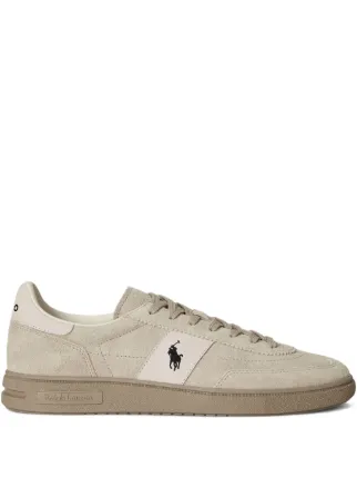 Polo Ralph Lauren スエード スニーカー | ニュートラル | FARFETCH JP