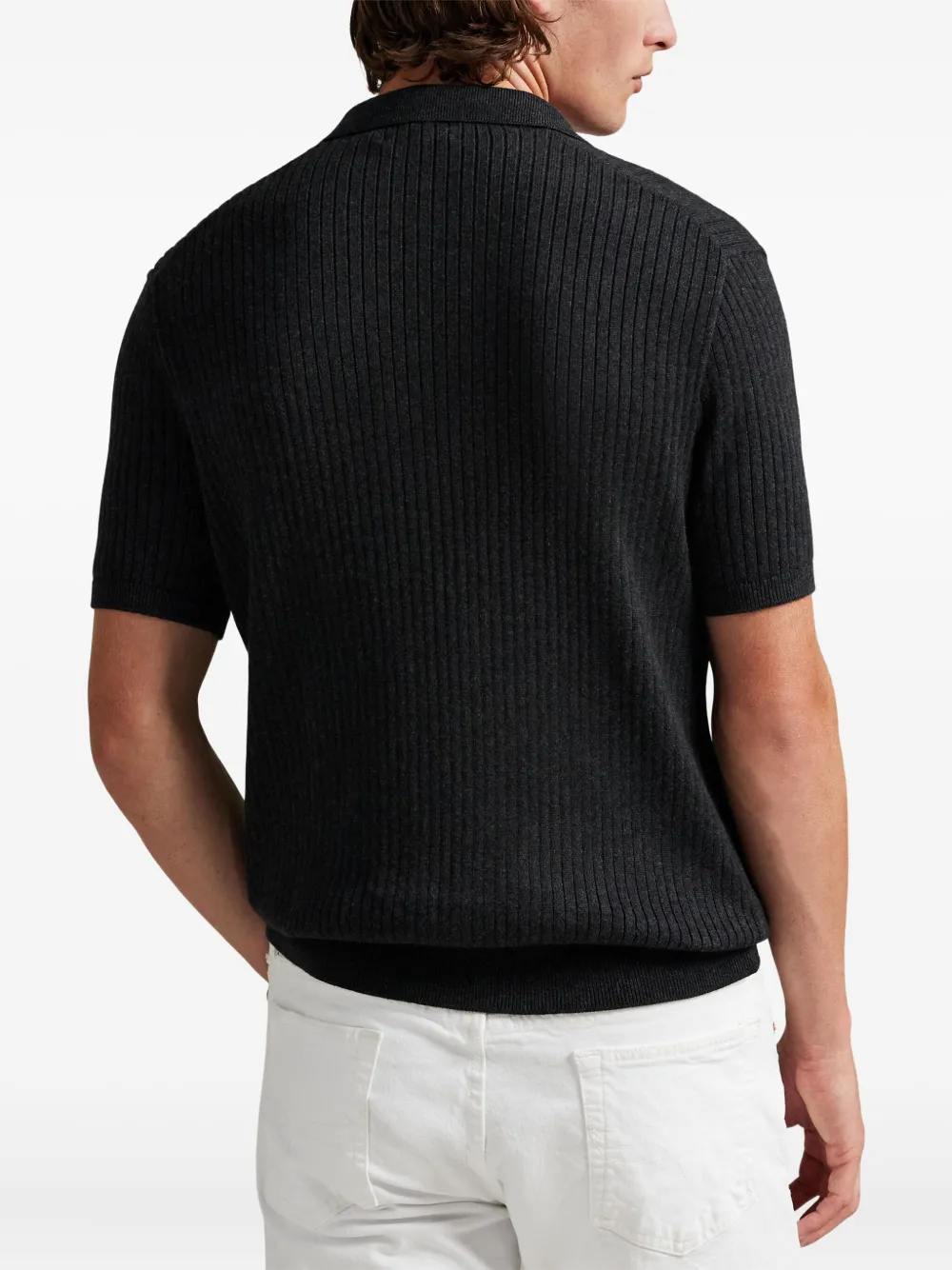 Polo Ralph Lauren T-shirt met kraag en korte mouwen Grijs