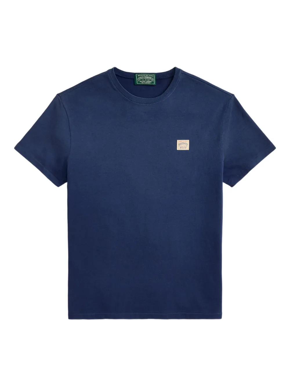 Polo Ralph Lauren Crew-neck Patch T-shirt In Blue