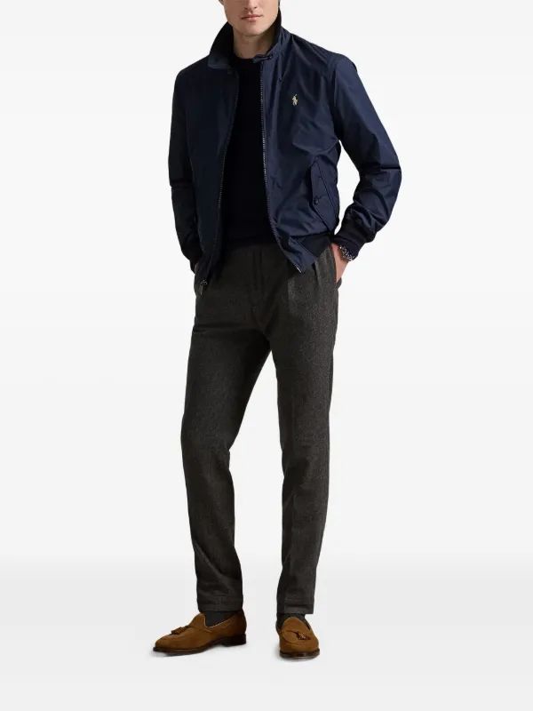Polo Ralph Lauren zip-up logo-detail Jacket | Blue | FARFETCH