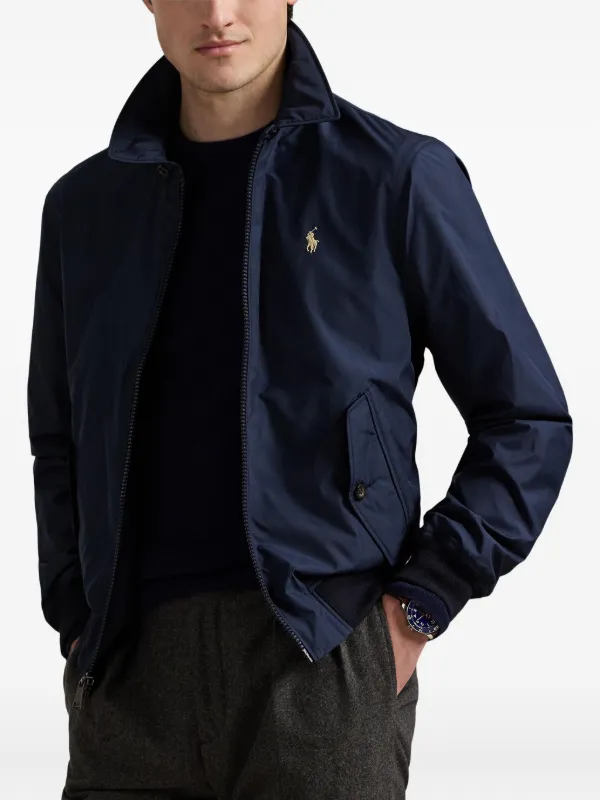 Polo Ralph Lauren zip-up logo-detail Jacket | Blue | FARFETCH