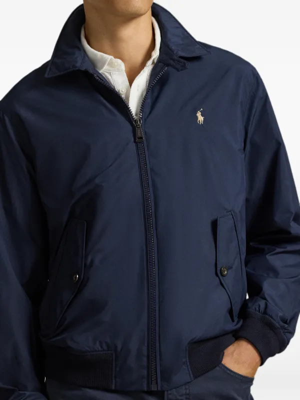Polo Ralph Lauren zip-up logo-detail Jacket | Blue | FARFETCH