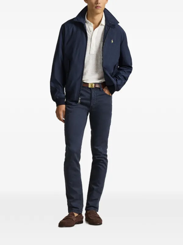 Polo Ralph Lauren zip-up logo-detail Jacket | Blue | FARFETCH