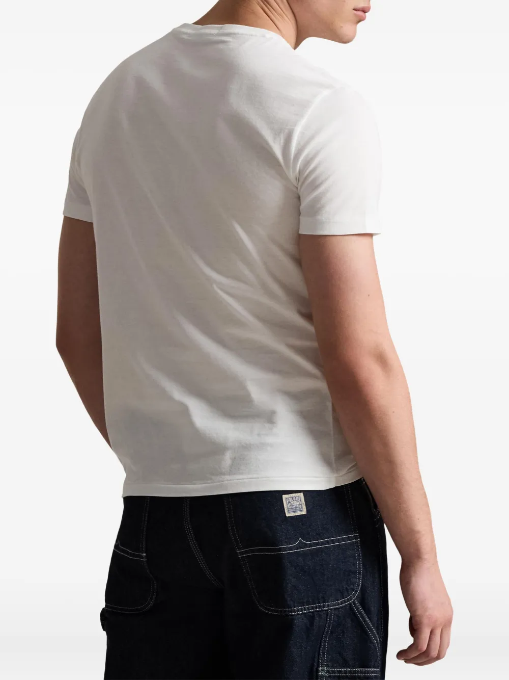 Polo Ralph Lauren Crew-neck Graphic T-shirt In White