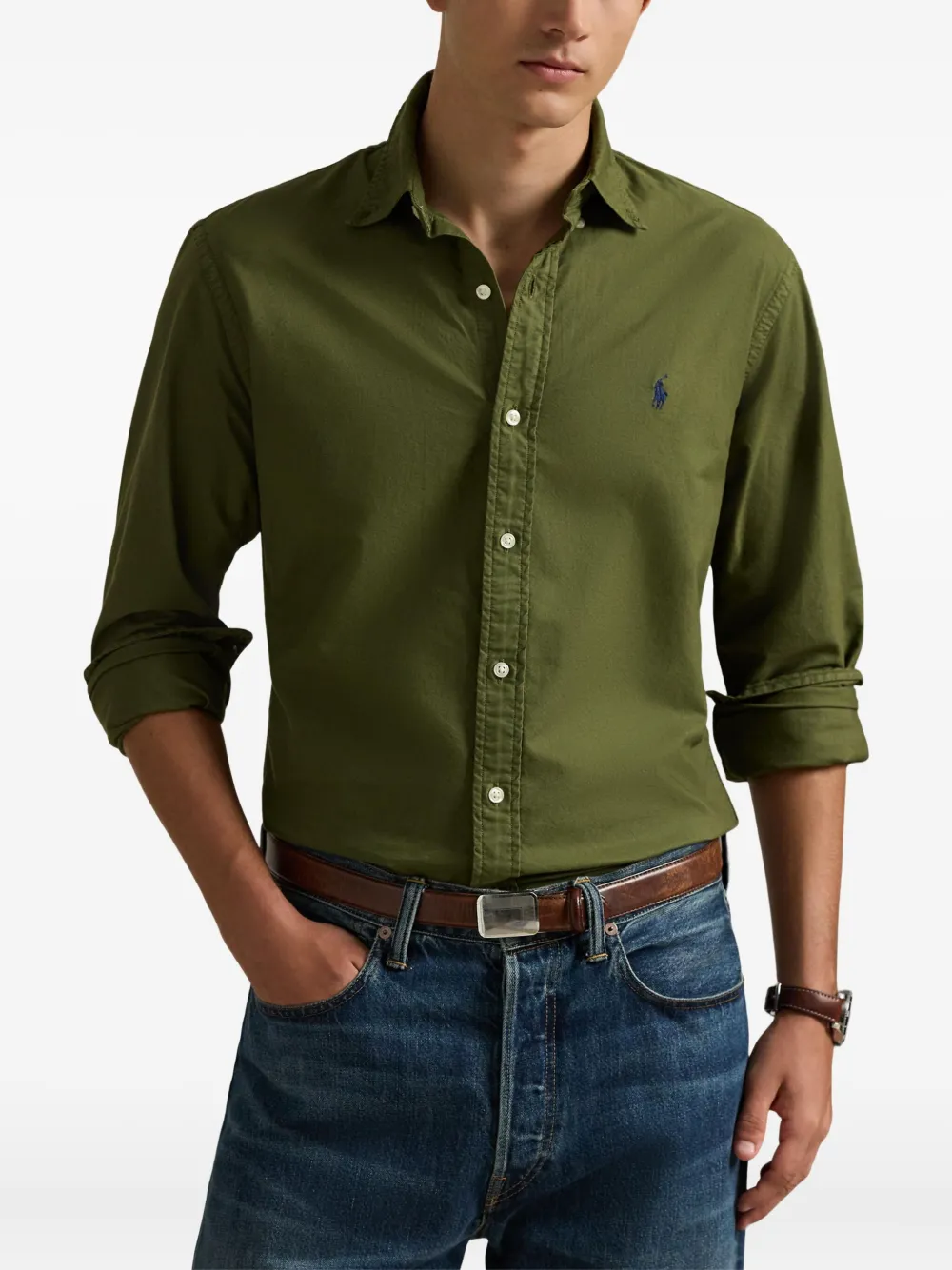 Polo Ralph Lauren Overhemd met lange mouwen Groen