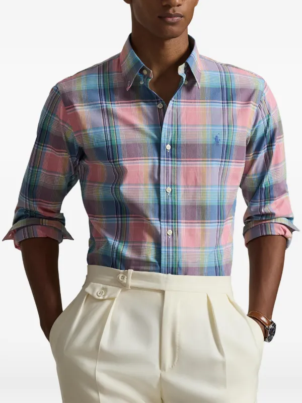 Polo Ralph Lauren チェック シャツ | ピンク | FARFETCH JP Polo Ralph Lauren チェック シャツ | ピンク | FARFETCH JP