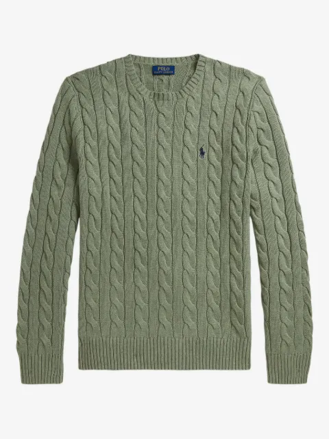 Polo Ralph Lauren cable-knit long-sleeved sweater
