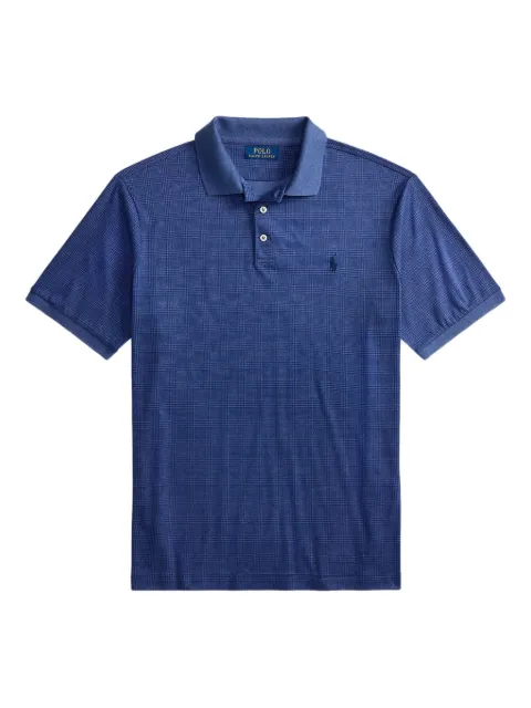 Polo Ralph Lauren playera tipo polo manga corta con cuadros estampados