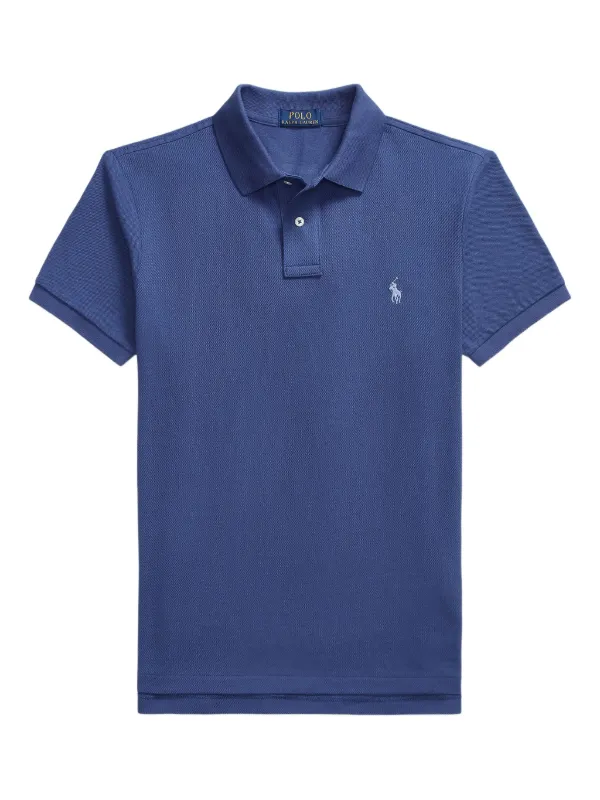 Polo Ralph Lauren Camisa Polo Mangas Curtas | Azul | FARFETCH BR