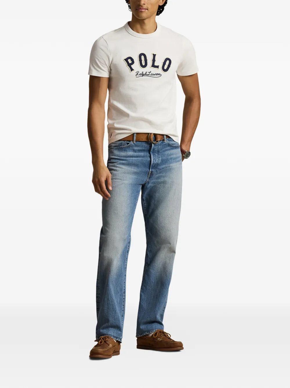 Polo Ralph Lauren T-shirt met ronde hals Wit