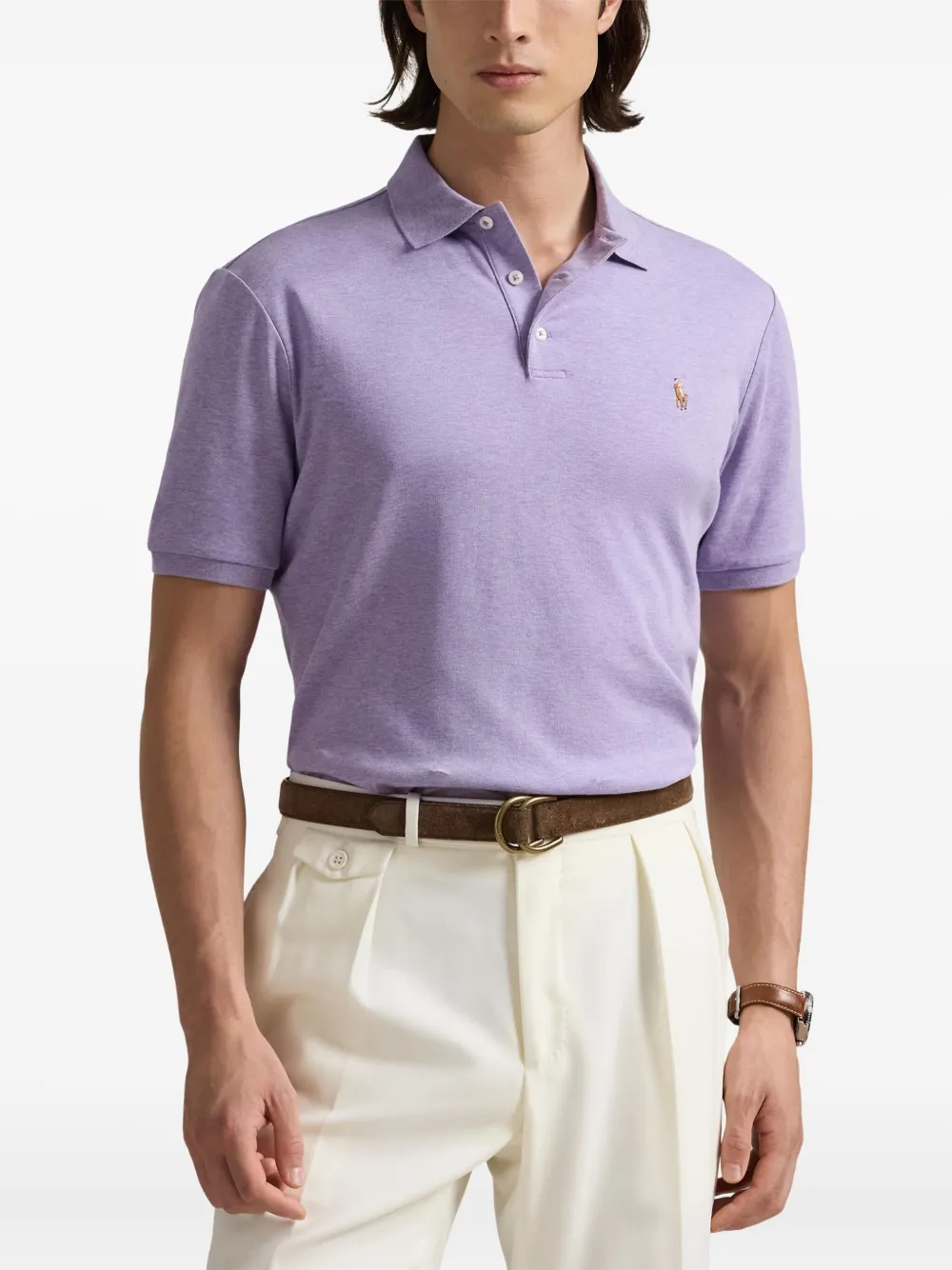 Polo Ralph Lauren Poloshirt met korte mouwen Paars