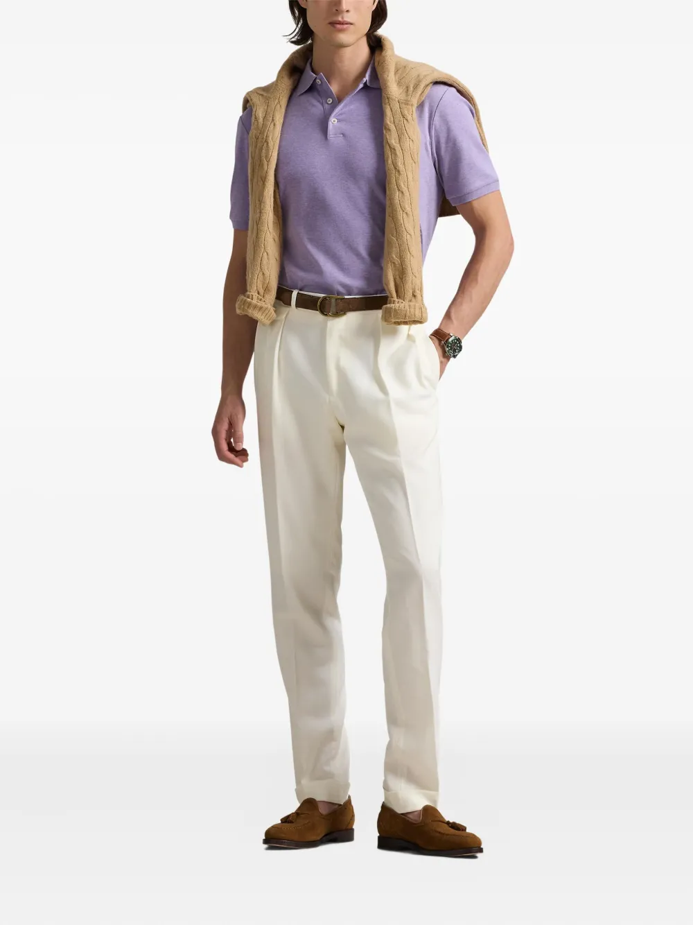 Polo Ralph Lauren Poloshirt met korte mouwen Paars