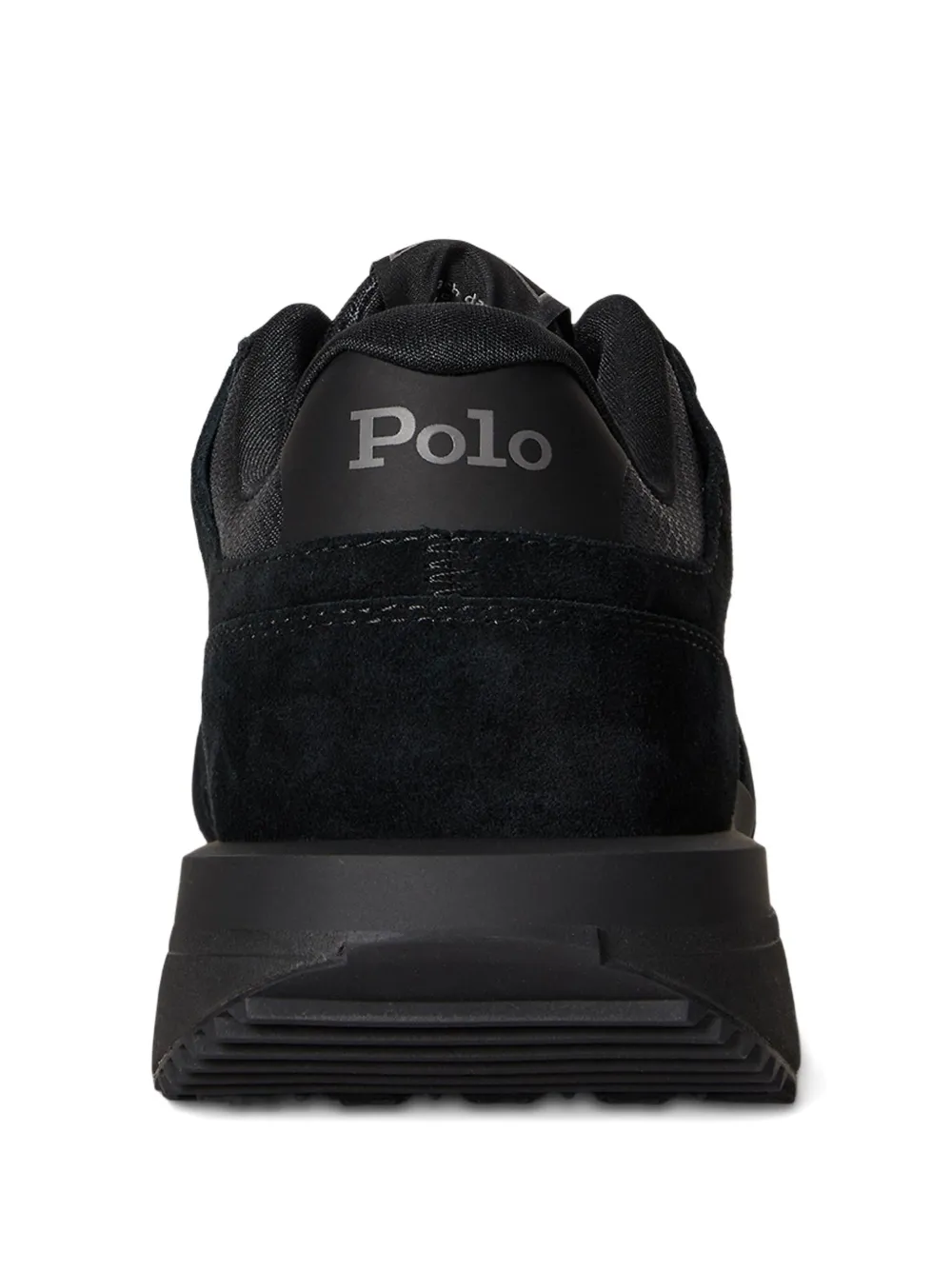 Polo Ralph Lauren Suède leren sneakers Zwart