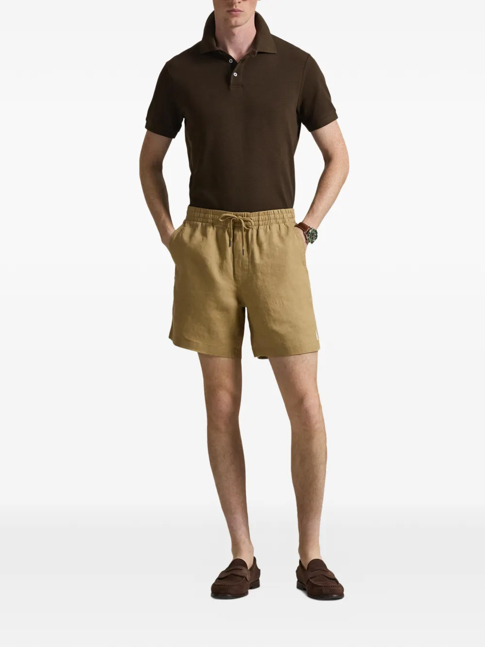 Polo Ralph Lauren Poloshirt met korte mouwen Bruin
