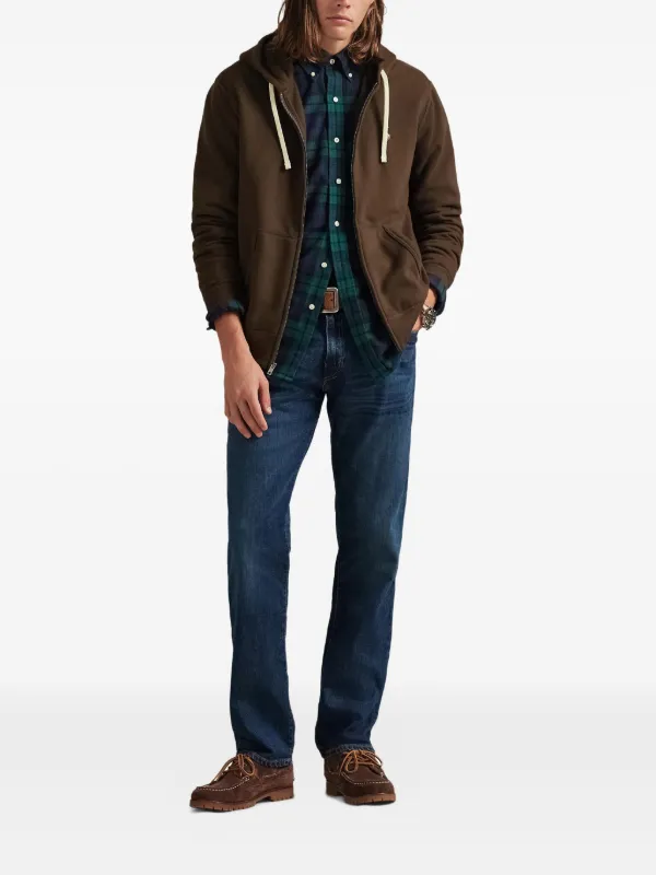 Polo Ralph Lauren ジップアップ パーカー | ブラウン | FARFETCH JP