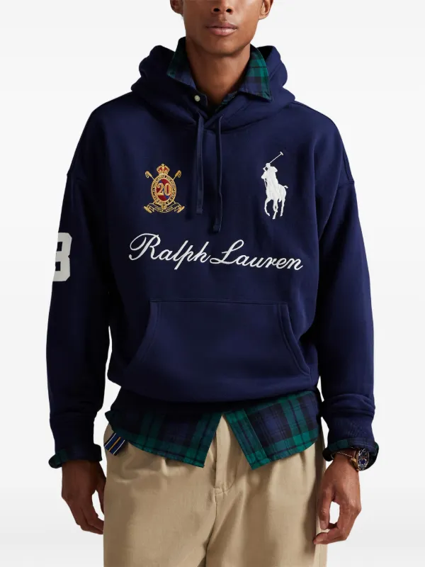 Polo Ralph Lauren ロゴ パーカー | ブルー | FARFETCH JP