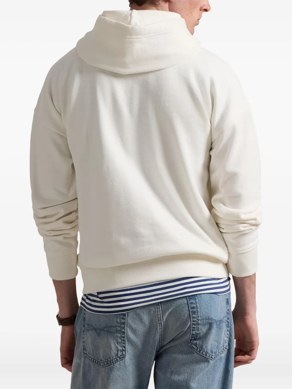 Polo Ralph Lauren Hoodie met opgestikte zak Beige
