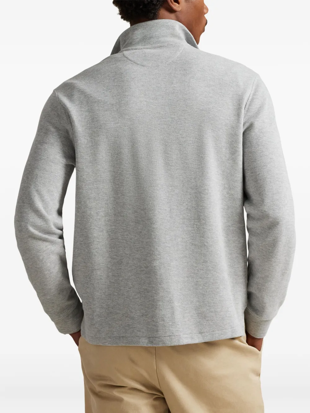 Polo Ralph Lauren Half-zip Sweatshirt In Gray