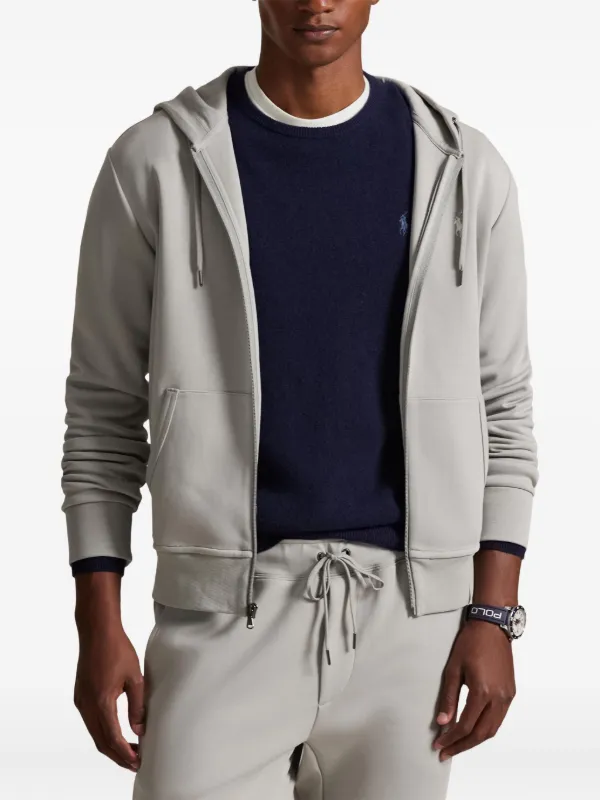 Polo Ralph Lauren ジップアップ パーカー | グレー | FARFETCH JP