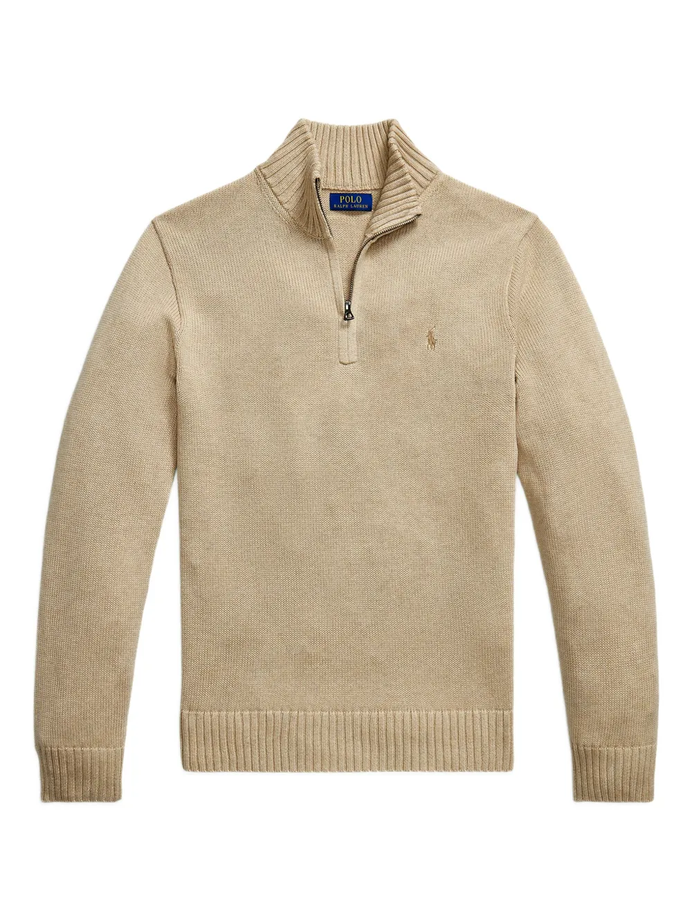 Polo Ralph Lauren zipped long-sleeved sweater - ニュートラル