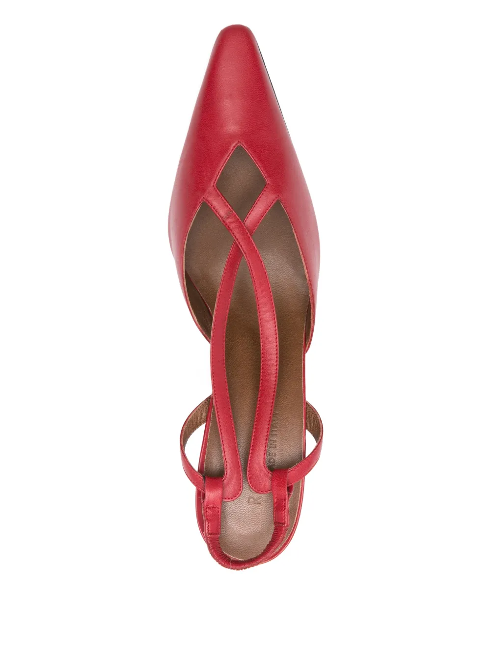 ROMEO GIGLI Pre-owned 1990s 100mm Strappy Slingback Pumps In Red