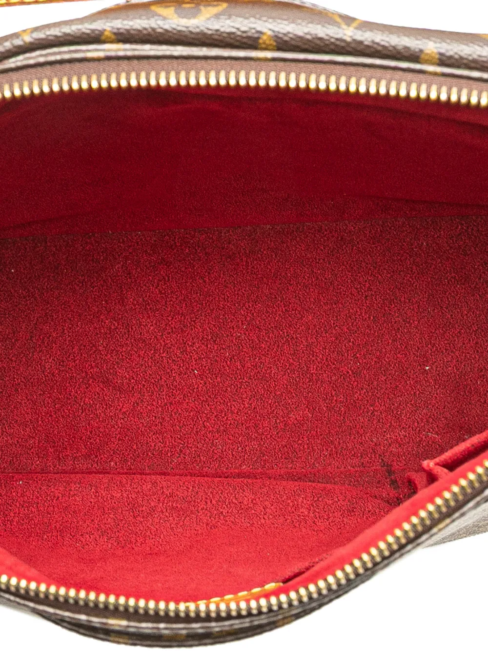 Pre-owned Louis Vuitton 2003 Monogram Viva Cite Gm Shoulder Bag In Brown