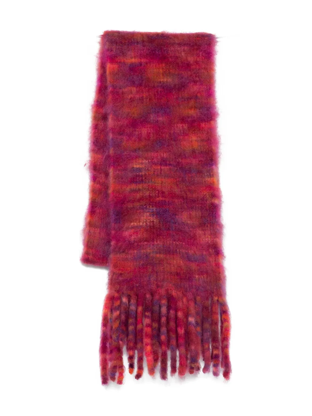 Roberto Collina Fringed Scarf In Multi