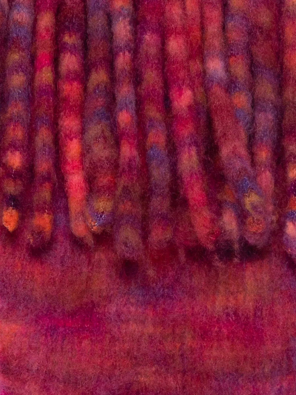 Roberto Collina Fringed Scarf In Multi