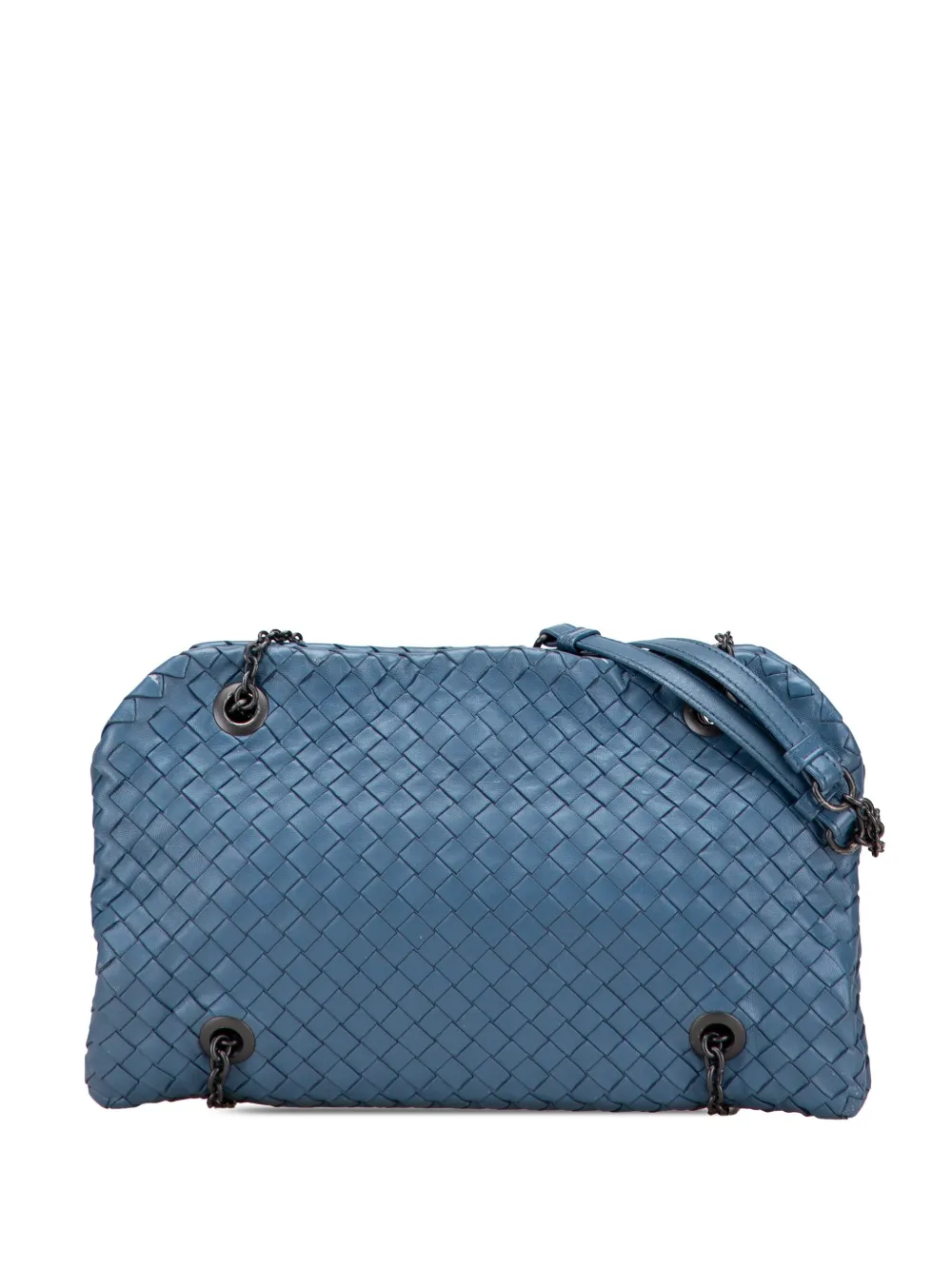 Bottega Veneta Pre-Owned 2012-2025 Nappa Intrecciato Duo shoulder bag - Blu