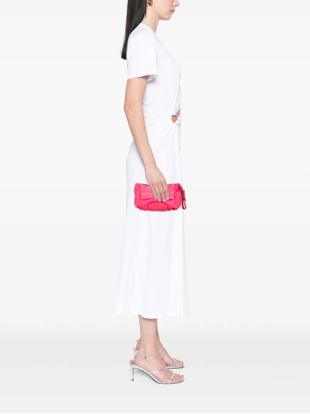 Prada Pre-Owned 2013-2025 Tessuto Bow Wristlet clutch bag | Pre-Owned | Image 2