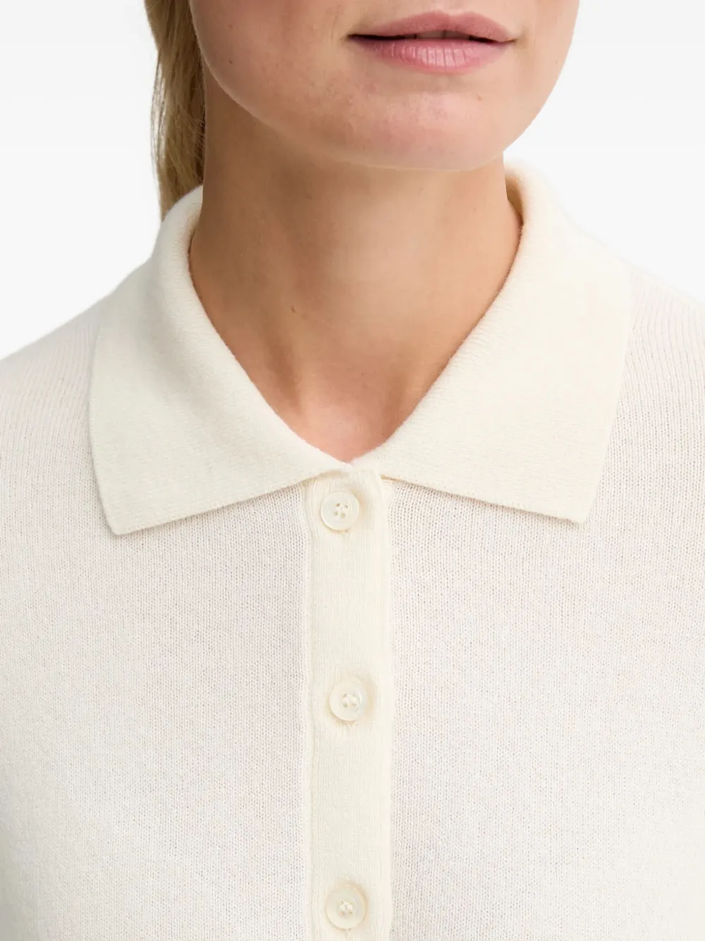 Bally Polotop met logopatch Beige