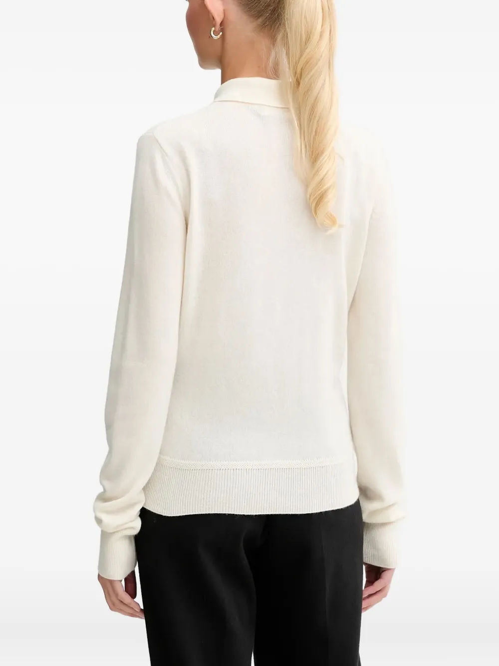 Bally Polotop met logopatch Beige