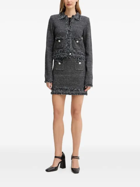 Blugirl falda corta con flecos